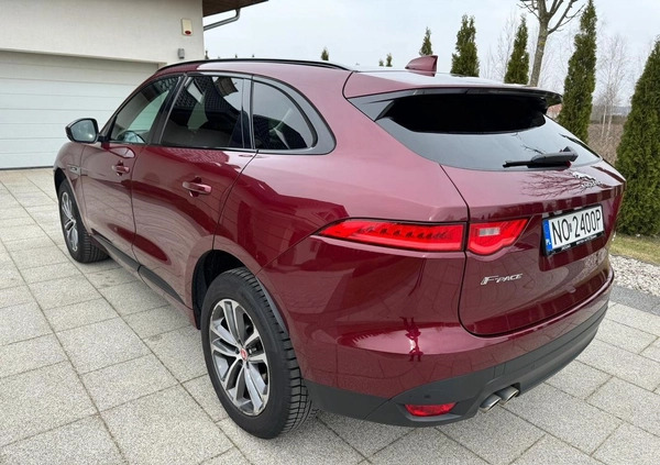 Jaguar F-Pace cena 125000 przebieg: 78600, rok produkcji 2016 z Olsztyn małe 106